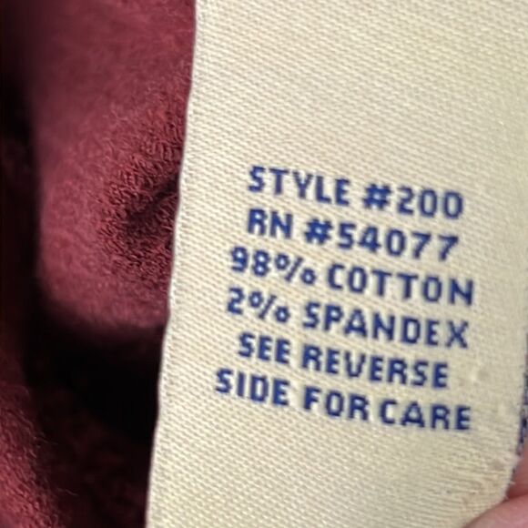 CABI Skinny Corduroy Jeans Ruby Red Sz 4 #200 EUC - Picture 5 of 6